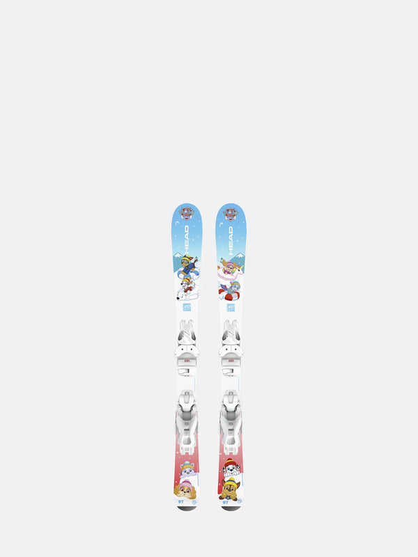 Head Paw Patrol Junior Skis with Easy JRS 4.5 GW Bindings – Kids’ Beginner