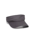 Outdoor Cap PCTV-100 Cotton Twill Visor – Pre-Curved Bill with Hook-and-Loop Closure
