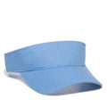 Outdoor Cap PCTV-100 Cotton Twill Visor – Pre-Curved Bill with Hook-and-Loop Closure