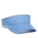 Outdoor Cap PCTV-100 Cotton Twill Visor – Pre-Curved Bill with Hook-and-Loop Closure