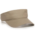 Outdoor Cap PCTV-100 Cotton Twill Visor – Pre-Curved Bill with Hook-and-Loop Closure