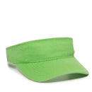 Outdoor Cap PCTV-100 Cotton Twill Visor – Pre-Curved Bill with Hook-and-Loop Closure
