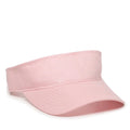 Outdoor Cap PCTV-100 Cotton Twill Visor – Pre-Curved Bill with Hook-and-Loop Closure