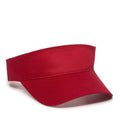 Outdoor Cap PCTV-100 Cotton Twill Visor – Pre-Curved Bill with Hook-and-Loop Closure