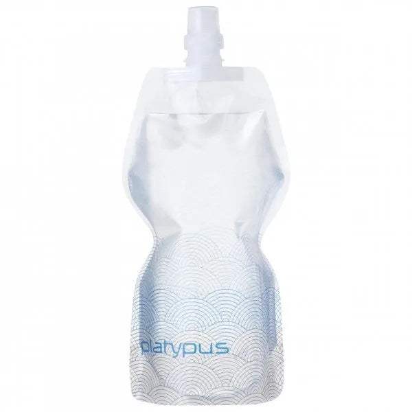 Platypus SoftBottle Flexible Water Bottle with Closure Cap, Platy Logo, 1.0-Liter