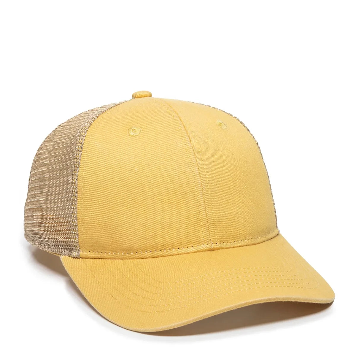 Outdoor Cap PNY100M Ladies’ Ponytail Mesh Back Hat – Structured Cotton Twill Front, Pre-Curved Visor & Adjustable Closure