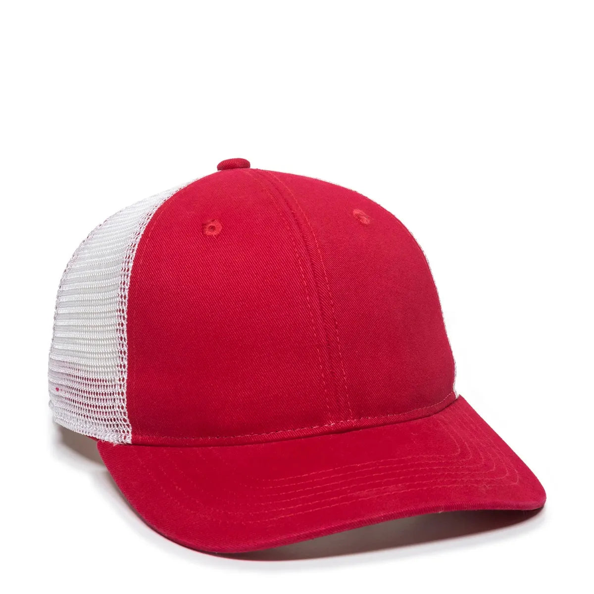 Outdoor Cap PNY100M Ladies’ Ponytail Mesh Back Hat – Structured Cotton Twill Front, Pre-Curved Visor & Adjustable Closure
