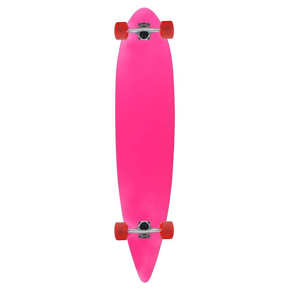 Keystone Skate Moose Pintail Neon Pink Complete – Stylish, High-Performance Pintail Longboard for Cruising & Carving