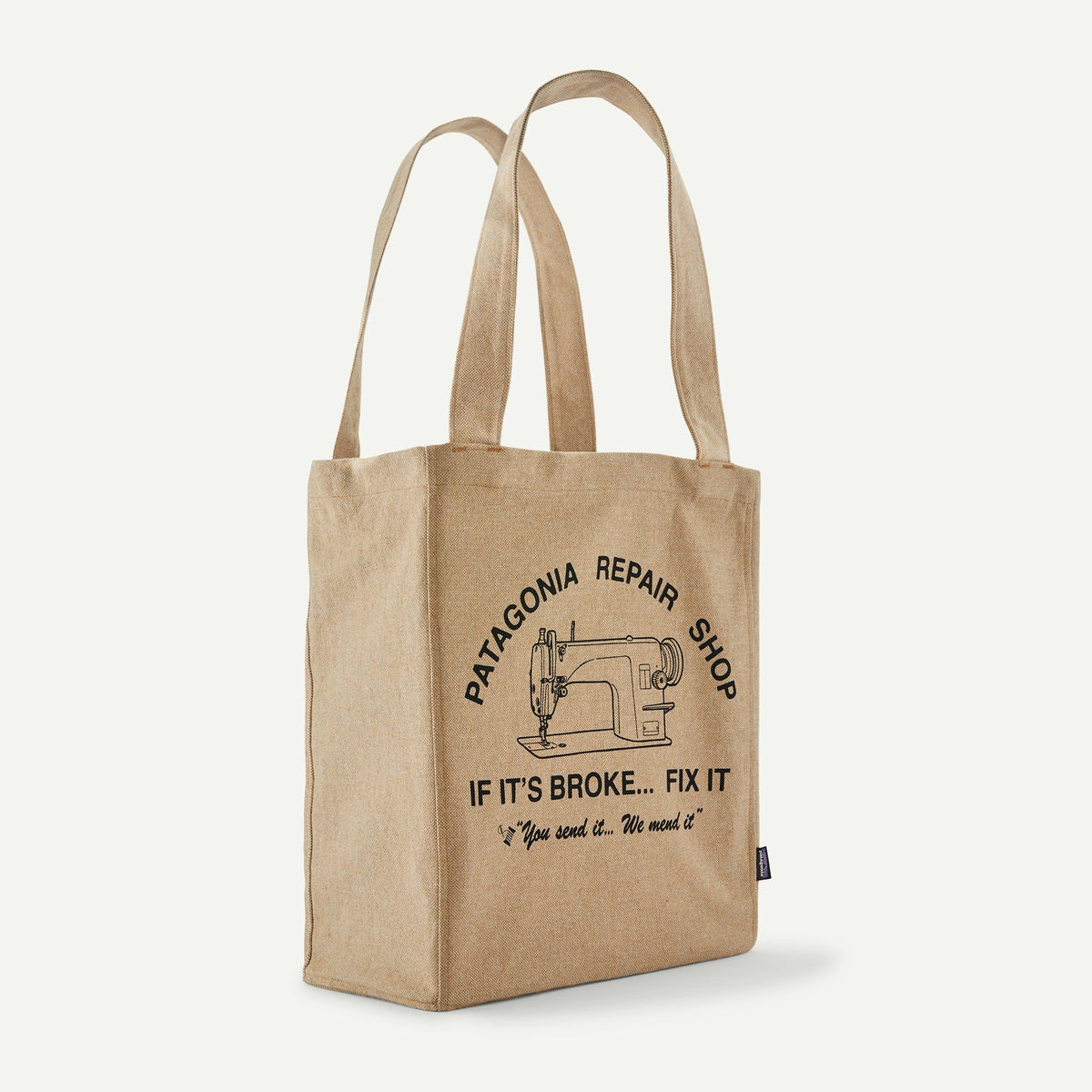 Patagonia Recycled Market Tote - REPAIR SHOP: CLASSIC TAN