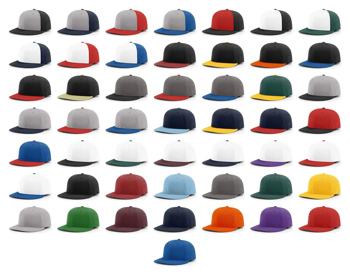 Richardson PTS30 R-Flex Baseball Cap Lite Performance Poly-Stretch Stay-Dri Stretch Laser-Vented, SM/MD, LG/XL