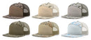 Richardson 168P Camo 7-Panel Snapback Trucker Hat - Seven-Panel Trucker Cap with Flat Bill