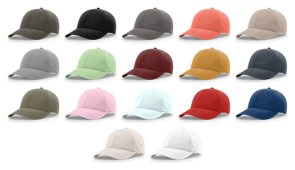 Richardson 326 Peached Cotton Twill Dad Hat – Soft 6-Panel Adjustable Cap