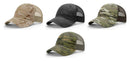 Richardson 111PT Relaxed Tactical Multicam Snapback Hat OSFM - all 4 colors