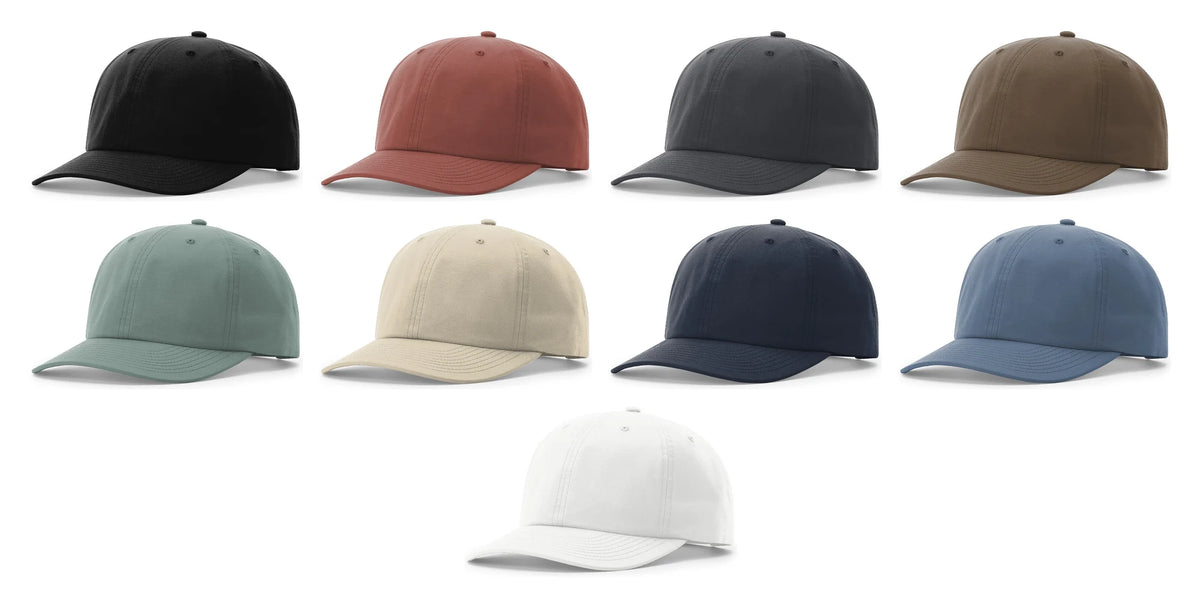 Richardson 262 Relaxed 6-Panel Snapback Hat – Unstructured Canvas Cap OSFM