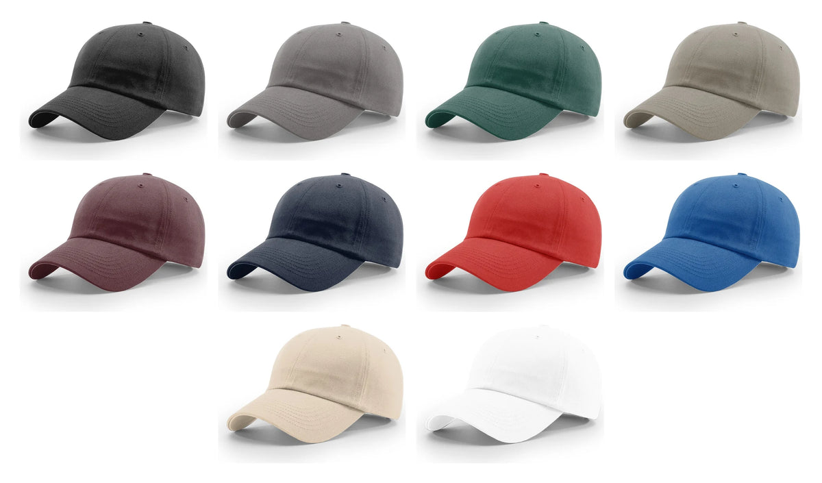 Richardson R65S Relaxed Twill Snapback Hat – Unstructured Low-Profile Cap OSFM