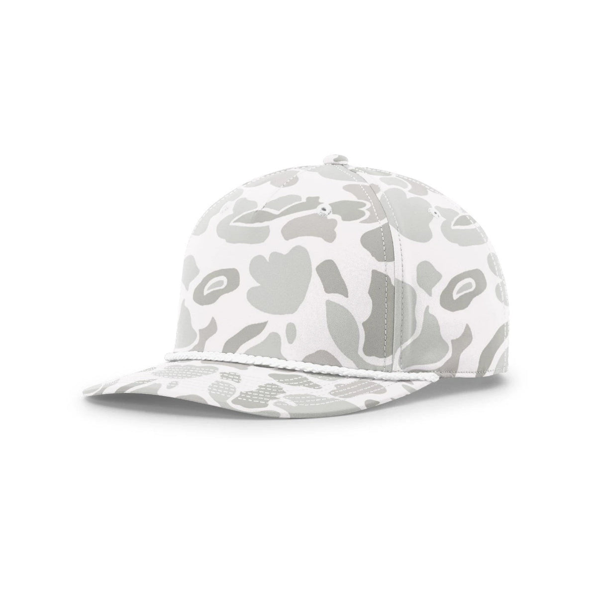 Richardson 258P Rope Hat - BLIZZARD DUCK CAMO / WHITE