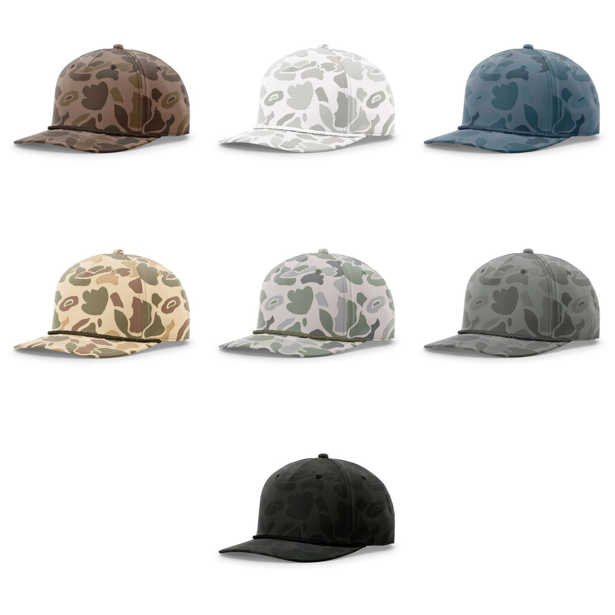 Richardson 258P Printed Duck Camo Rope Hat - all colorways