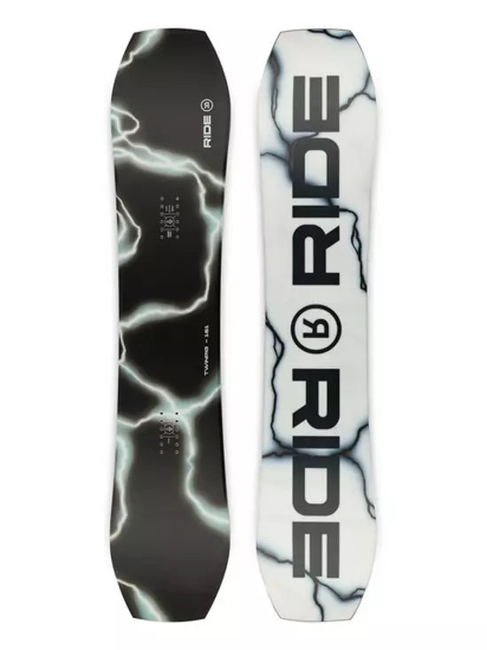 Ride Twinpig Snowboard - Men's 2025 | Freestyle Excellence with Twin Shape and Playful Performance