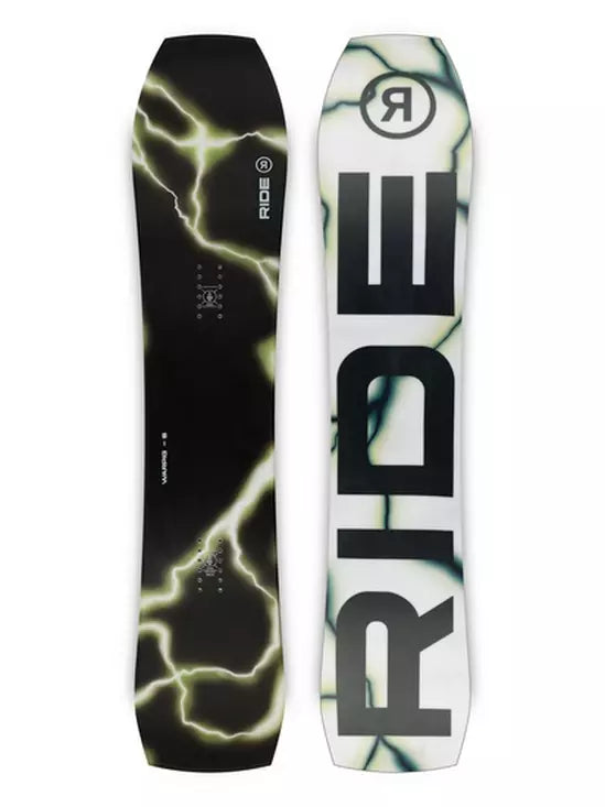 Ride Warpig Snowboard - Men's 2025 | Master All-Mountain and Freestyle with a Versatile, Volume-Shifted Design