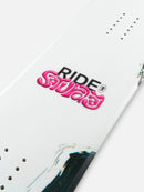 Ride Saturday Snowboard 2026 – Women’s All-Mountain Twin Board with Standard Camber, Slimewalls, Carbon Array 3, and Quadratic Sidecut