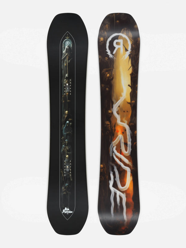 Ride Shadowban Snowboard 2026 – Versatile Directional Twin with Standard Camber & Carbon Array 3 for Peak-to-Park Performance