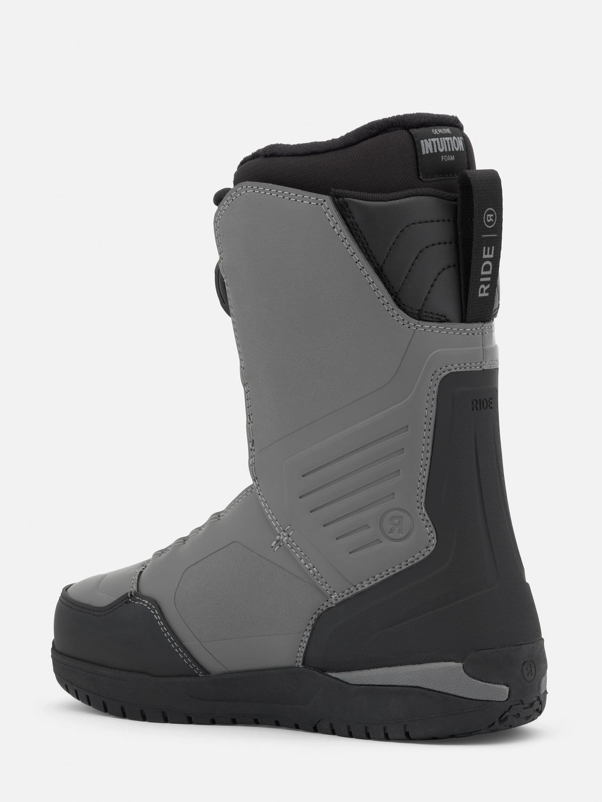 Ride Lasso Snowboard Boots 2027 grey heel and Intuition liner