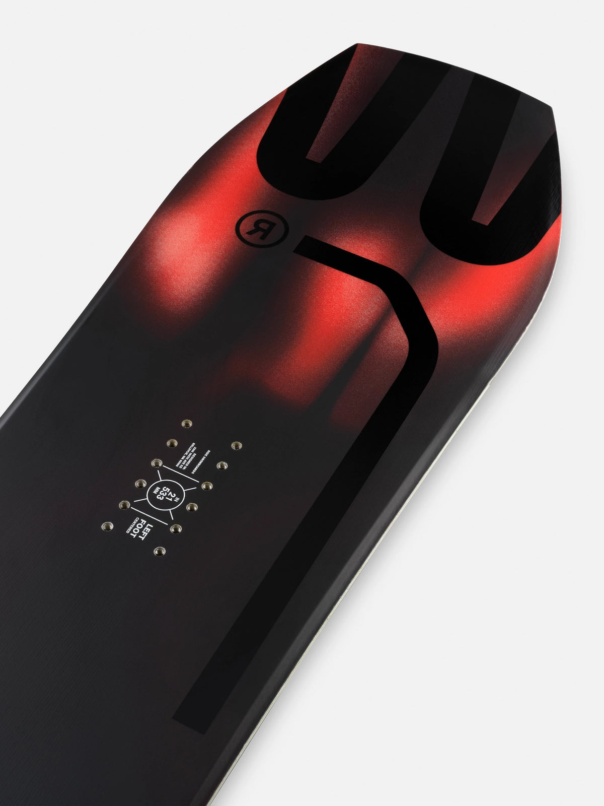 Ride Twinpig Snowboard 2027 base graphic detail