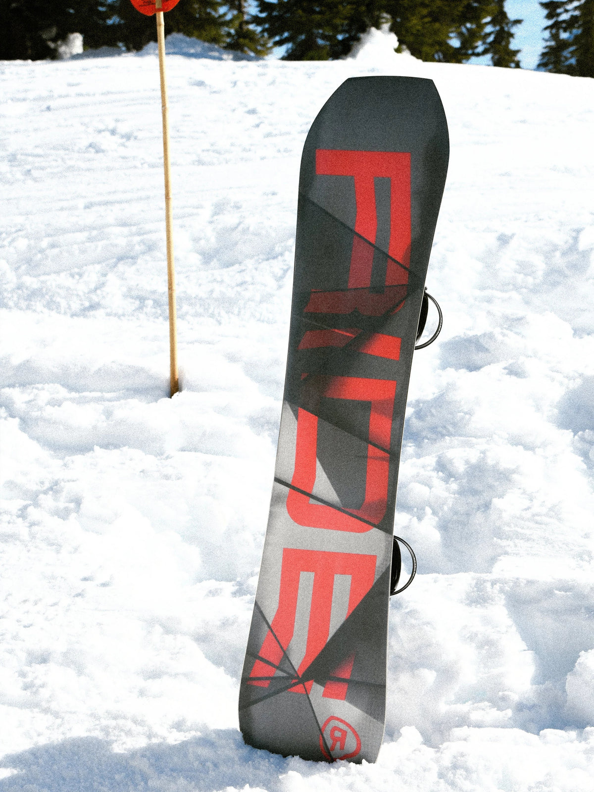 Ride Twinpig Snowboard 2027 twin shape overhead view