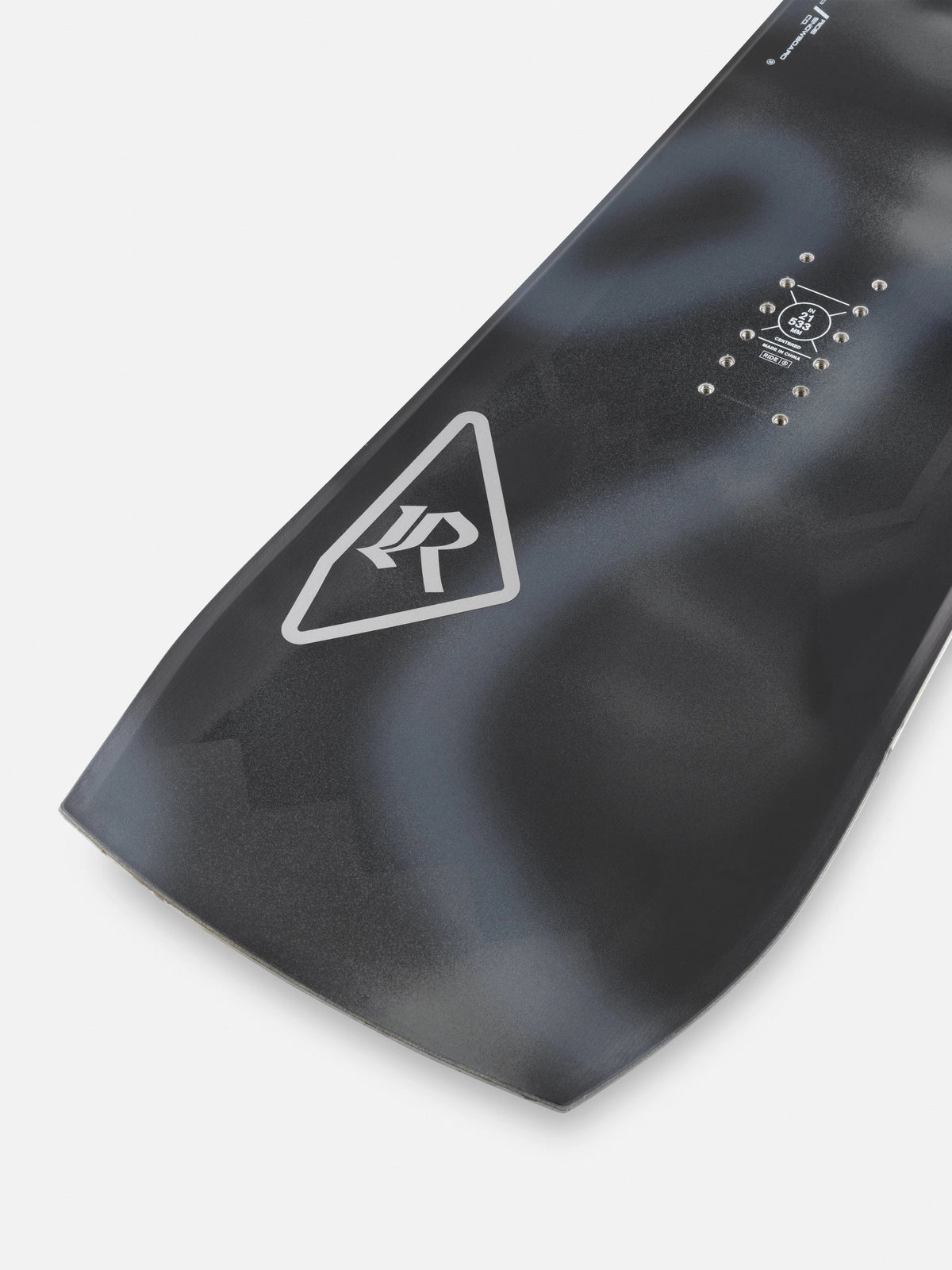 Ride Warpig Snowboard 2027 tapered nose detail