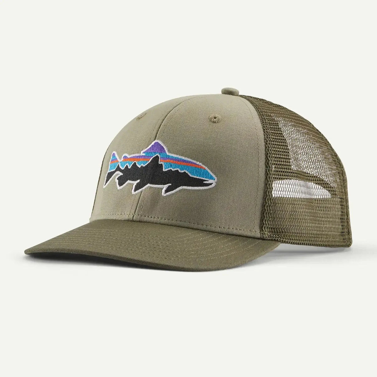 Patagonia Fitz Roy Trout Trucker Hat - RIVER ROCK GREEN