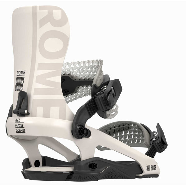 rome 390 snowboard bindings toe strap Rome 390 Boss FW Snowboard Bindings 2026 STONE / M/L