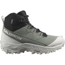 Salomon Crosstrak Waterproof women's winter boot in AGAVE GREEN / BLACK / CANARY GREEN