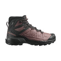 Salomon X Ultra Snowpilot Waterproof women's winter boot in BLACK / PEPPERCORN / COGNAC