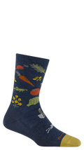 Darn Tough 6054 Farmer's Market Crew Lightweight Socks - Women's - Indigo