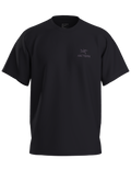 Arc'teryx Kragg SL Cotton Cacodaemon Short Sleeve Shirt - Men's - BLACK/MOONDROP