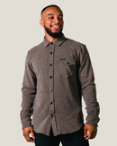 Belong Sherman Fleece Button-Up – Men’s Cozy Stretch Fleece Shirt