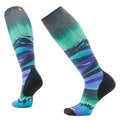 Smartwool Women's Ski Targeted Cushion Compression Print Over The Calf Socks | Optimize Your Skiing Experience: Advanced Compression Socks for Enhanced Comfort and Performance