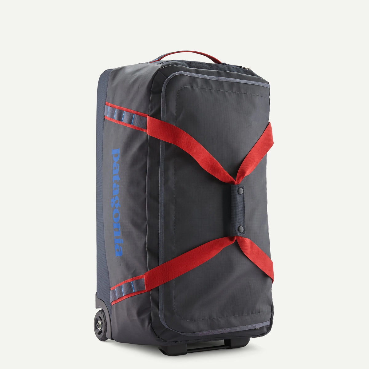Patagonia Black Hole Wheeled Duffel 70L - SMOLDER BLUE/AMANITA RED