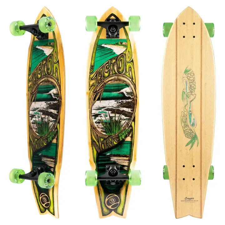 Sector 9 Snapper Complete Longboard – Roots Bamboo Collection (Limited Edition)