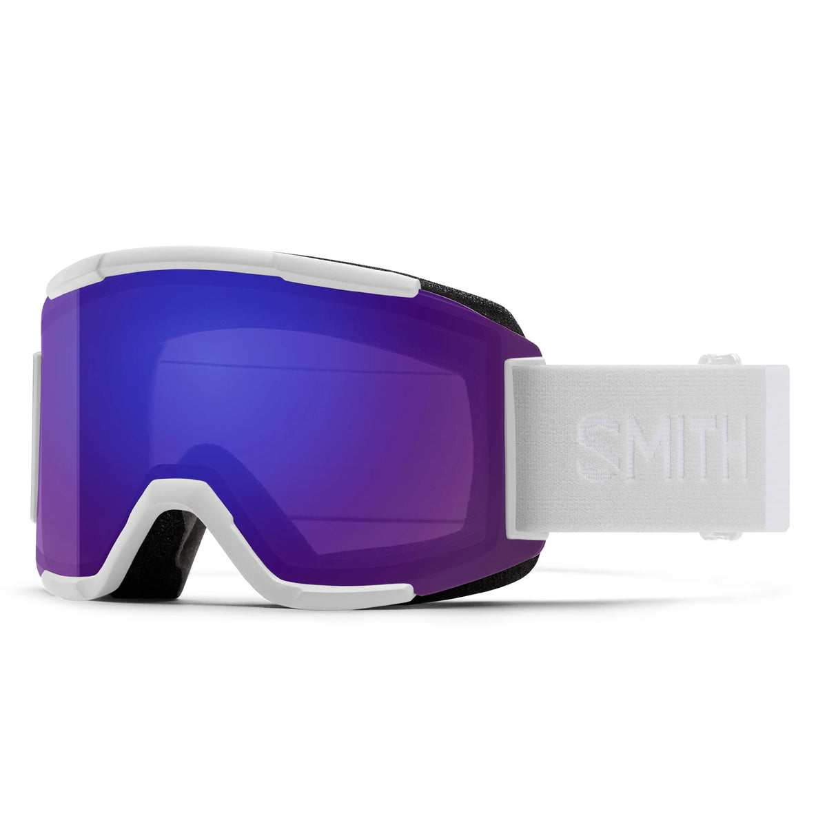 Smith Squad Snow Goggles - White Vapor | ChromaPop Everyday Violet Mirror