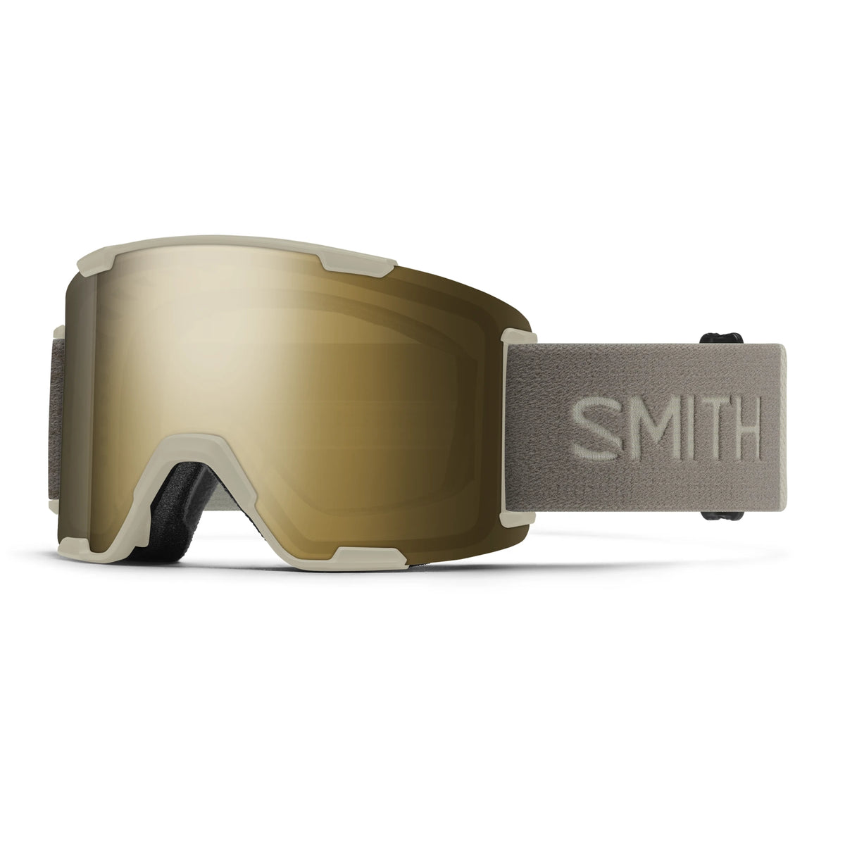 Smith Stash XL Snow Goggles - Chalk | ChromaPop Sun Black Gold Mirror