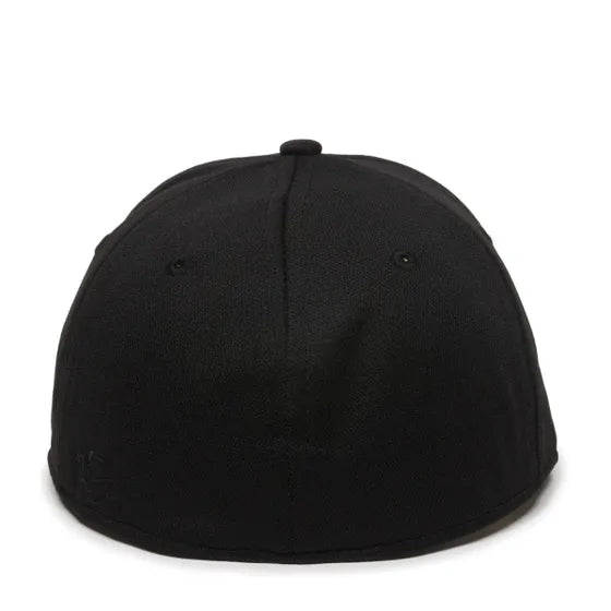 Outdoor Cap TGS1930X Pro Mid Crown Flat Bill Cap – Structured Polyester with Bamboo Charcoal, ProFlex Fit & Q3 Wicking Sweatband