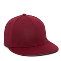 Outdoor Cap TGS1930X Pro Mid Crown Flat Bill Cap – Structured Polyester with Bamboo Charcoal, ProFlex Fit & Q3 Wicking Sweatband