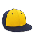 Outdoor Cap TGS1930X Pro Mid Crown Flat Bill Cap – Structured Polyester with Bamboo Charcoal, ProFlex Fit & Q3 Wicking Sweatband