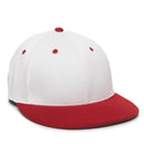 Outdoor Cap TGS1930X Pro Mid Crown Flat Bill Cap – Structured Polyester with Bamboo Charcoal, ProFlex Fit & Q3 Wicking Sweatband