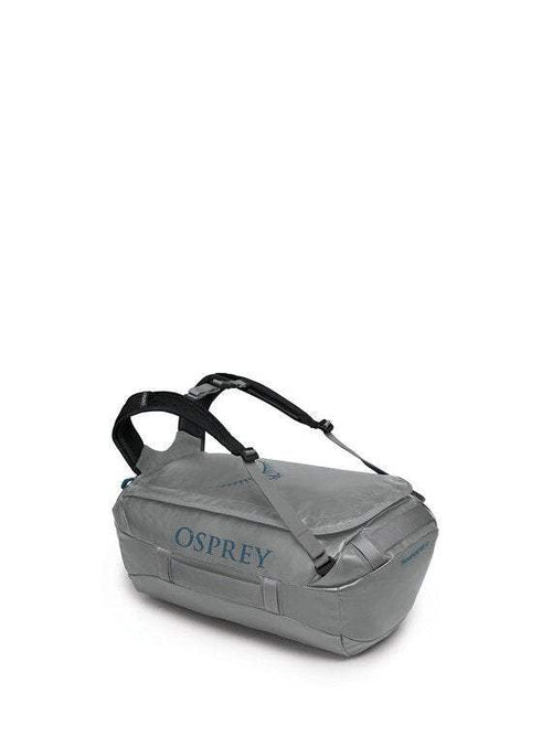 osprey 40l transporter duffel bag Wheeled 40, Venturi Blue on bag for your next travel adventure Osprey Transporter Duffel 40 Pine