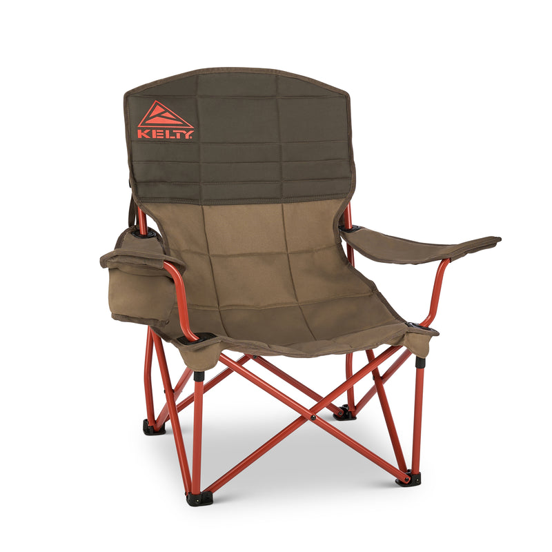 Kelty Lowdown Camping Foldable Chair Insulated Drink Holders