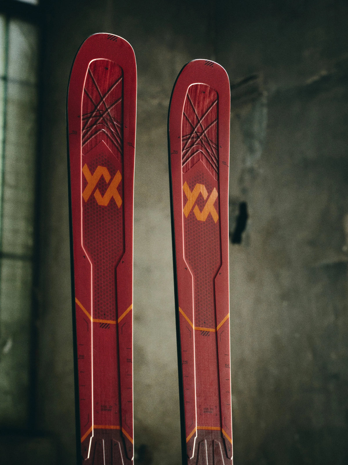 Volkl M7 Mantra Skis 2027 studio pair view