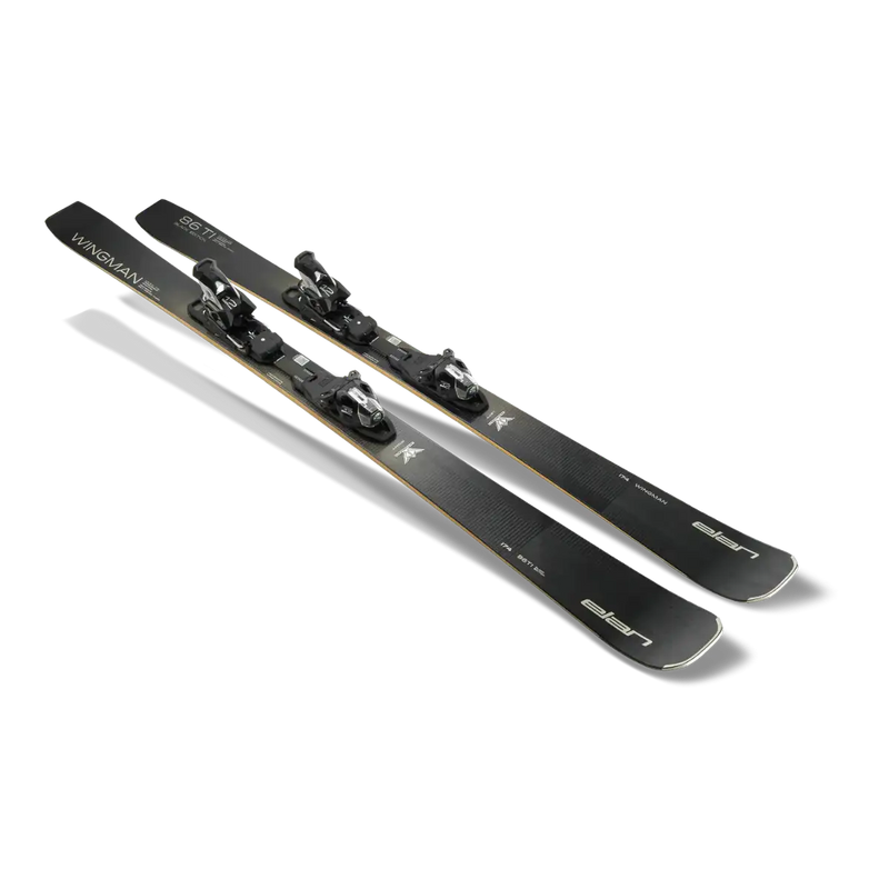 Elan Wingman 86 Black Edition Skis + Fusion X EMX 12.0 System Bindings - 2026