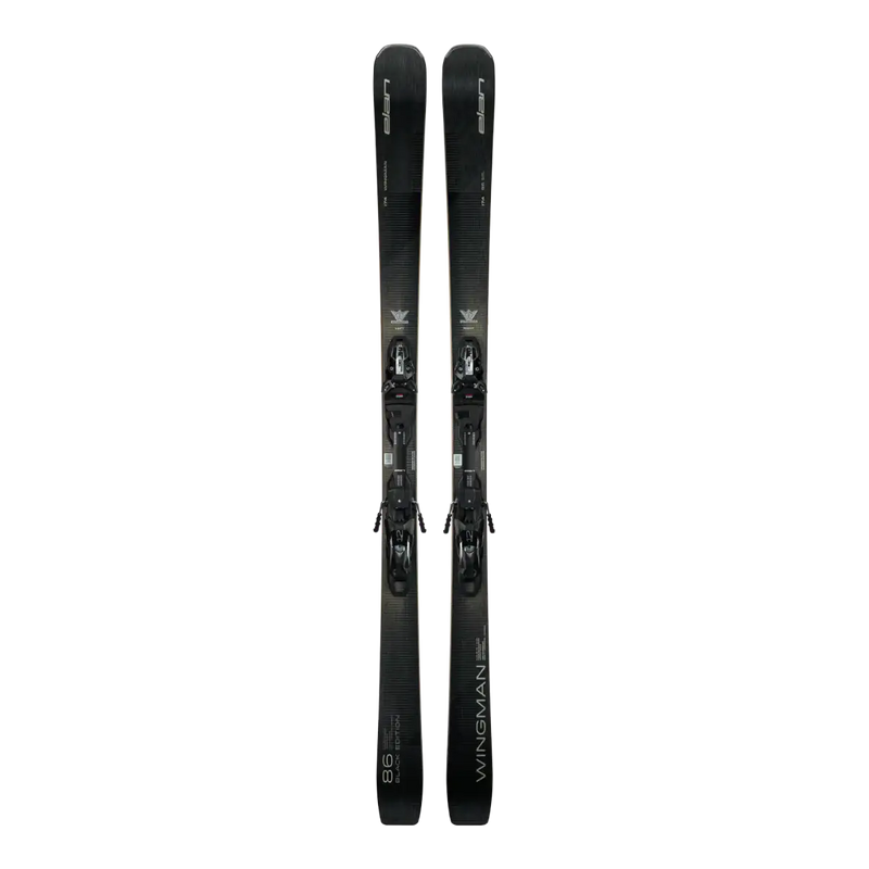 Elan Wingman 86 Black Edition Skis + Fusion X EMX 12.0 System Bindings - 2026